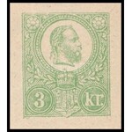1871 3kr könyvnyomású díjjegyes boríték...
