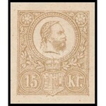 1871 15kr könyvnyomású díjjegyes boríték...