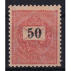 1899 50kr számvízjellel / VI in watermark