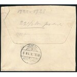 1900 Ajánlott levél (kicsit lerövidített boríték...