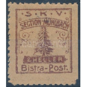 Bistra 1906 2h eredeti gumival, falcos (30.000) / with original gum, hinged