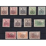 Debrecen II. 1920 Teljes sor / Complete set. Signed: Bodor