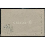 1919 Debrecen ajánlott helyi zárt levelezőlap 3 bélyeges kiegészítéssel / Local registered PS-cover card. Signed...