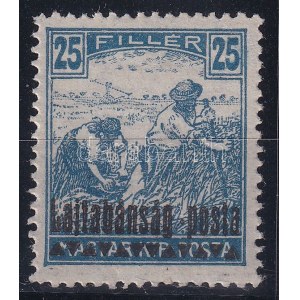 Nyugat-Magyarország III. 1921 Arató 25f próbanyomat / proof. Signed: Bodor