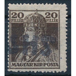 Muraszerdahely 1918 Károly 20f (a katalógus postatisztán nem ismeri, nagy ritkaság) Signed: Bodor (EUR 1.200,-...