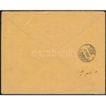 1922 Ajánlott levél Koronás Madonna 2 x 50K bérmentesítéssel Chilébe küldve, ritka desztináció ...