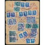 1925-1941 Meghatalmazás nyomtatvány készpénzes és bélyeges díjlerovással, nagyon ritka postai dokumentum...
