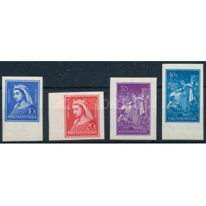 1932 Szent Erzsébet vágott sor (20.000) / Mi 480-483 imperforate set
