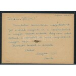 1956 Sopron 20f és Épületek 20f futott levelezőlapon Sopronból Iregszemcsére, érkezési bélyegzéssel...