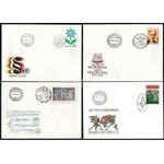 1991 12 klf vágott FDC (48.000++) / 12 different imperforate FDC's