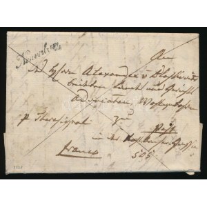 1838 Franco levél Neuverbasz - Pest