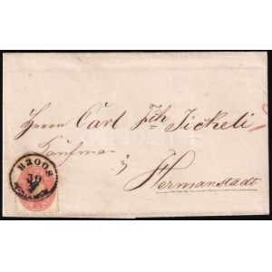 1862 5kr levélen / on cover BROOS