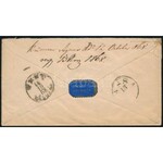 1868 5kr díjjegyes boríték / PS-cover BÁRTFA - Pest