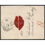 1870 5kr levélen / on cover BRASSÓ - Hermannstadt