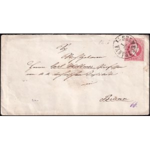1871 5kr díjjegyes boríték / PS-cover SELMECZBÁNYA