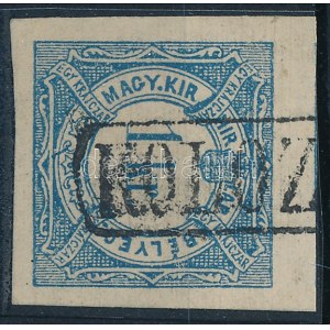 1868 Hírlapilleték bélyeg 1kr / Newspaper duty stamp 1kr KOLOZ(SVÁR)