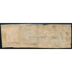 1871 Kőnyomat Hírlapbélyeg címszalag darabon / Newspaper stamp on wrapper piece