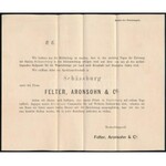 1872 2kr nyomtatványon / on printed matter ALVINCZ