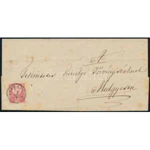 1872 5kr levélen / on cover NAGY SELYK