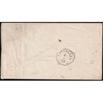 1872 5kr díjjegyes boríték II. típus / PS-cover EPERJES