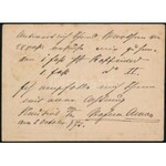 1873 2kr díjjegyes levelezőlap / PS-card NEZSIDER