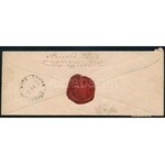 1873 3 x 5kr ajánlott levélen / on registered cover NAGY-MIHÁLY / ZEMPL. MEGYE