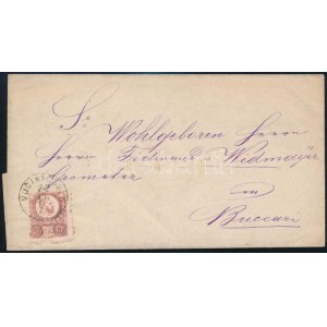 1873 Réznyomat 5kr levélen / on cover VUČINIČSELO (Gudlin 500 p)