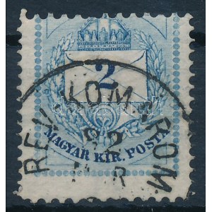 1881 2kr 11 1/2 : 13 fogazással, képbe fogazva / shifted perforation