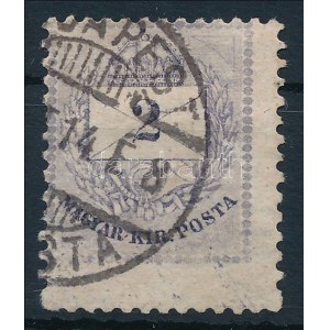 1881 2kr II. magasra fogazott bélyeg