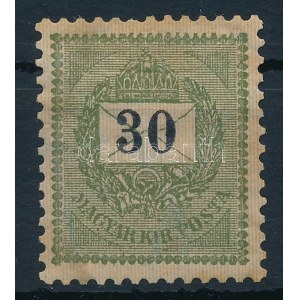 1899 30kr számvízjellel (rozsda) / VI in watermark (stain)