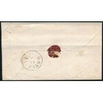 1877 Színes számú 5kr levélen / on cover TURÓCZ SZT. MÁRTON - Ó-STUBNYA