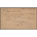 1888 2kr díjjegyes levelezőlap 3kr díjkiegészítéssel Szicíliába / 2kr PS...