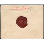 1891 Színes számú 5kr pár levélen Párizsba / cover to Paris