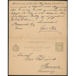 1902 5f díjjegyes válaszos levelezőlap / 5f PS-reply card BAVANISTE - Budapest