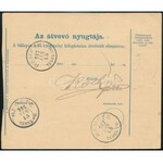 1902 Csomagszállító Kisbérről Temesvárra / Parcel card