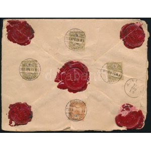 1903 Pénzeslevél 48f bérmentesítéssel / Insured cover with 48f franking LOSONCZ