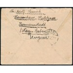 1904 Levél 7 db Turul bélyeggel (20f) bérmentesítéssel Nagyszebenről Svájcba ...