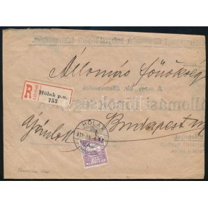 1912 Ajánlott levél / Registered cover HŐLAK