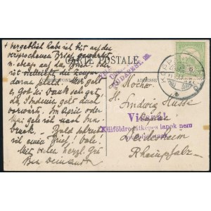~1917 Képeslap Koppányszántóról Vissza! Külföldre látképes lapok nem továbbíttatnak / Postcard...
