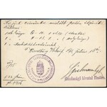 1916 Tábori posta levelezőlap / Field postcard M.KIR. XIII. SZ...