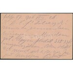 1916 Tábori posta levelezőlap / Field postcard K.u.k. HUSARENREGIMENT KAISER Nr. I. + HUSZT