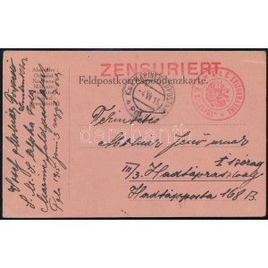1915 Tábori posta képeslap / Field postcard S.M.S. ALPHA
