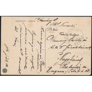 1916 Tábori posta képeslap / Field postcard S.M.S. NOVARA