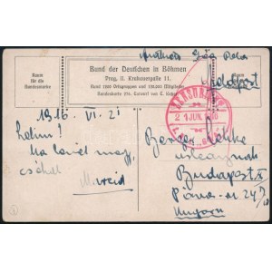 1916 Tábori posta képeslap / Field postcard S.M.S. GÄA