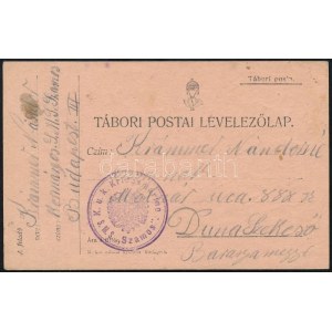 ~1917 Tábori posta levelezőlap / Field postcard S.M.S. SZAMOS