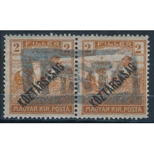 Újvidék 1919 Portó 2f pár / Novi Sad Postage due pair