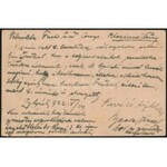 1922 10f díjjegyes levelezőlap 4 bélyeges kiegészítéssel Ausztriába ZALASZENTGRÓT (hajtott, törések) / PS...