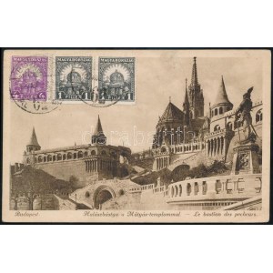 1927 TCV képeslap nyomtatványként feladva 3 bélyeggel bérmentesítve Budapestről Afrikába. Ritka desztináció! ...