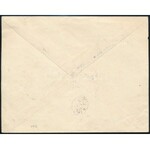 1931 Levél Zeppelin magyarországi körrepüléssel, 2P Zeppelin bélyeggel, budapesti ledobással.