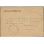 1945 (3. díjszabás) Levelezőlap 16 bélyeggel / Postcard with 16 stamps